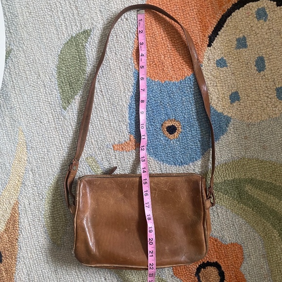 70s/80s I Old Brown Fine Leather Shoulder Bag I Long Island, NY - Picture 11 of 16